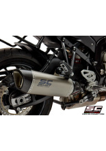 Tłumik SC-Project, SC1-R (Wersja Niska) Titanium / Carbon (Slip On) - BMW S 1000 XR [17-19]