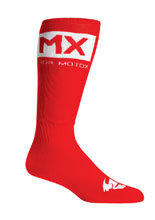 Skarpety motocyklowe dziecięce Thor MX czerwono-białe