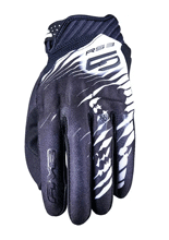 Rękawice motocyklowe Five RS3 Evo Graphics Skull czarno-białe