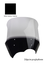 Szyba motocyklowa MRA Touring "T" BMW G 650 GS [11-17] czarna