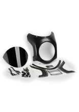 Szyba motocyklowa Puig Retro Benelli/ Honda/ Triumph (wybrane modele) czarna