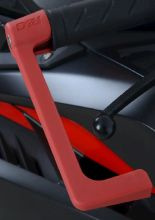 Osłona dźwigni hamulca/ sprzęgła R&G do Yamahy Tracer 7/ GT (21-24) czerwona