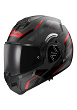 Kask szczękowy LS2 FF906 Advant Kuka czarno-czerwony matowy