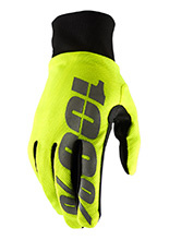 Rękawice cross wodoodporne 100% Hydromatic fluo