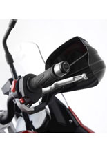 Koncówki kierownicy motocyklowej R&G Racing Triumph/Royal Enfield (wybyane modele) srebrno-czarne