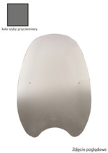 Szyba motocyklowa MRA "CU" do motocykli typu Custom przyciemniana