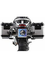 Zestaw: kufry boczne + stelaże Hepco&Becker Xplorer Cutout do BMW R1200GS (04-12) / Adventure (06-13) srebrne