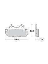 KLOCKI HAMULCOWE SBS 542 HS