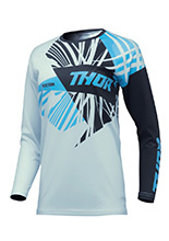 Bluza enduro damska Thor Sector Split niebiesko-czarna