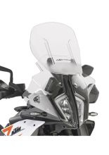 Szyba motocyklowa GIVI Airflow regulowana KTM 890 SMT (23-) przezroczysta [mocowanie w zestawie]