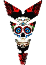 Tankpad Uniwersalny Onedesign Moon Slim Mexican Skull
