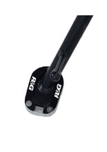 Poszerzenie stopki motocyklowej R&G Racing BMW F 750 GS (18-)/F 850 GS (18-21)/F800 GS (24-) srebrne