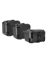 Zestaw: kufry boczne DUSC L + kufer centralny DUSC M + stelaże PRO + stelaż Adventure-Rack SW-Motech BMW R 1200 GS (12-18)/ R 1250 GS (18-) [poj.: 1 x 33l + 2 x 41l]