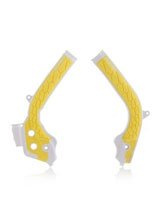 Osłony ramy Acerbis X-Grip Husqvarna/ KTM (wybrane modele) biały-fluo