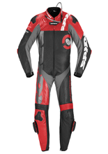 Kombinezon motocyklowy jednoczęściowy Spidi DP-Progressive Pro czarno-szaro-czerwony