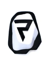 Slidery kolan na rzepy Rebehorn biało-czarne