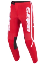 Spodnie cross Alpinestars MX Fluid Apex czerwono-białe