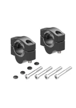 Podwyższenie kierownicy Hepco&Becker Moto Guzzi V 85 TT/Travel (19-23) [20 mm w górę] czarne