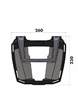 Stelaż centralny EasyRack Hepco&Becker Honda CBF 600 [04-07]