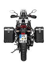 Zestaw: kufry boczne z anodowanego aluminium czarne Zega Pro + stelaże czarne Touratech Yamaha Tenere 700 / World Raid (31+38L)