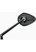 Lusterko motocyklowe uniwersalne Motogadget Mo.view Sport aluminiowe, czarne [długość ramienia: 180 mm]