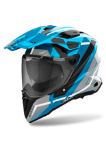 Kask integralny Airoh Commander II Mavick czarno-szaro-niebieski