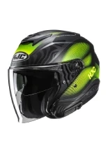 Kask otwarty HJC i31 Depe czarno-zielony