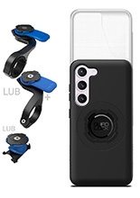 Zestaw rowerowy: etui MAG na telefon Samsung Galaxy S23 (magnetyczne), wodoodporny pokrowiec MAG oraz mocowanie Quad Lock