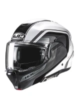 Kask szczękowy HJC F100 Reff szaro-biały