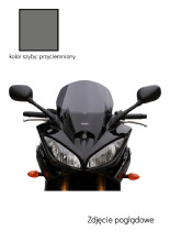 Szyba motocyklowa MRA Oryginalny kształt "O" Yamaha FZ 8 Fazer (10-16) przyciemniana