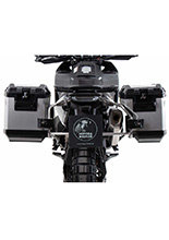 Zestaw: kufry boczne + stelaże Hepco&Becker Xplorer Cutout do Husqvarny Norden 901/Expedition (22-) srebrne
