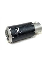 Tłumik motocyklowy IXRACE MK2 Honda CBR 500 R/ NX 500/ Hornet 500 (24) karbonowy, z homologacją