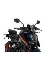 Szyba motocyklowa sportowa PUIG KTM 125 Duke (24-)/ 390 Duke (24-) mocno przyciemniana