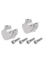 Podwyższenie kierownicy Hepco&Becker BMW F 800 GS (08-18) [30 mm w górę, 15 mm w tył] srebrne