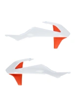 Owiewki od baku paliwa Acerbis KTM 50 SX (16-)/GasGas MC 50 (22-23) biało-pomarańczowe