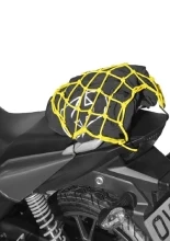 Siatka na bagaże Oxford z 6 hakami [30/30 cm] żółta fluo