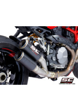 Podwójny tłumik SC-Project Twin CR-T Carbon / Titanium (Slip on) - Ducati Monster 1200 [16]