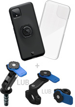 Zestaw na motocykl: etui na telefon Google Pixel 4 + wodoodporny pokrowiec + mocowanie Quad Lock