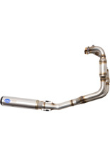 Pełny układ wydechowy S&S Cycle Qualifier 2-1 Performance Race do Royal Enfield Continental GT 650/ Interceptor 650 (19-23)