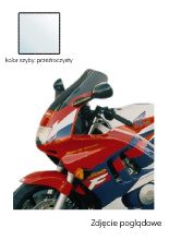 Szyba motocyklowa MRA Touring "T" Honda CBR 600 F (95-98) przeźroczysta