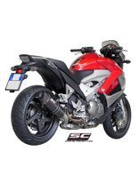 Tłumik owalny SC-Project do Honda CROSSRUNNER 800 [11-17]