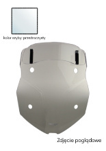 Szyba motocyklowa MRA VarioTouring "VT" Aprilia Caponord 1200 [13-23] przeźroczysta