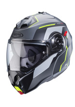 Kask szczękowy Caberg Duke Evo Move szaro-czarno-żółty