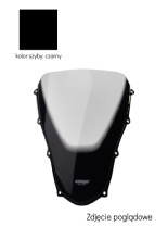 Szyba motocyklowa MRA Oryginalny kształt "O" Aprilia RSV Mille R / Factory [04-09] czarna