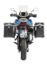Zestaw: kufry boczne z anodowanego aluminium czarne "And-Black" Zega Evo + stelaże czarne Touratech Honda CRF1000L Africa Twin (18-) / CRF1000L Adventure Sports (38+45L)