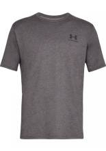 Koszulka męska UNDER ARMOUR Sportstyle Left Chest SS szara