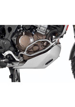 Zestaw: Osłona silnika Rallye + Gmole dolne i górne Touratech do Hondy CRF1000L Africa Twin srebrne