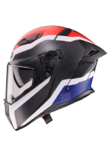 Kask integralny Caberg Drift Evo II MSport Carbon czarno-czerwono-biały