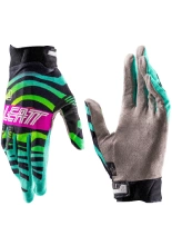 Rękawice cross dziecięce Leatt Moto 2.5 X-Flow czarno-zielono-różowe