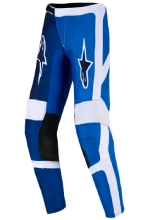 Spodnie cross dziecięce Alpinestars MX Fluid Portl niebiesko-biało-czarne